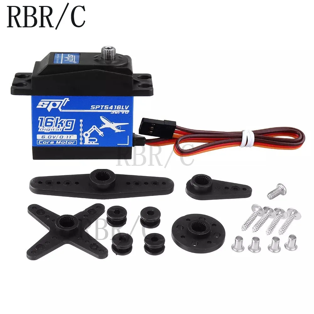 RBR/C 16kg180° металлический сервопривод для WPL MN различные дистанционное управление модификация автомобиля DIY аксессуары - Цвет: 16kg180 Servo