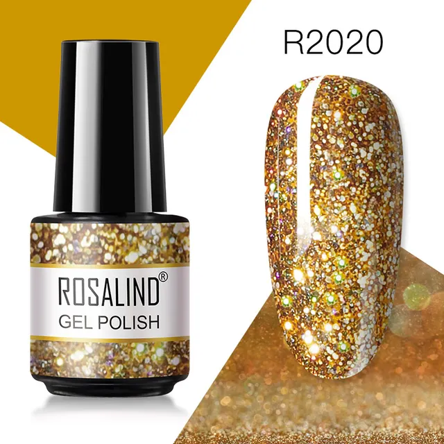 ROSALIND Gel Nail Polish 7ML Matte Base Top Coat For Soak Off Gel Polish UV LED Gel Semi Permanent Varnishes Design Nail Art RAR2020