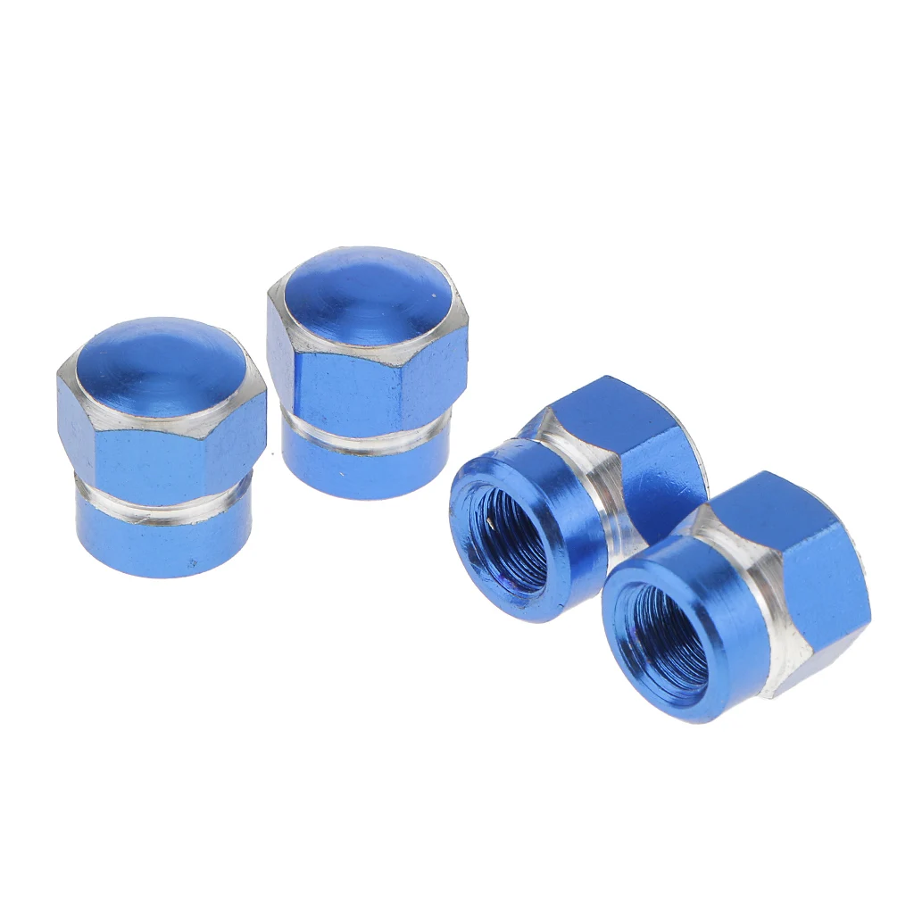 Set of 4pcs Hexagon Durable Car Motorcycle Bike Wheel Tire Valve Dust Caps Set of 4pcs Hexagon Durable Car Motorcycle Bike Wheel Tire Valve Dust Caps