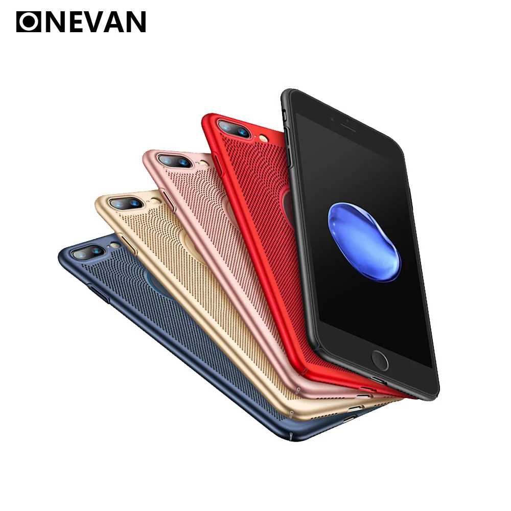 

Heat Dissipation Cool Phone Case for iPhone 11 Pro X XR XS Max 8 7 6 s Plus Slim Hard PC Thin Luxury Back Cover With Logo Hole