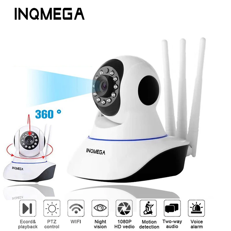 Беспроводная HD Wi-Fi IP-камера INQMEGA 1080P домашняя камера безопасности монитор ночного