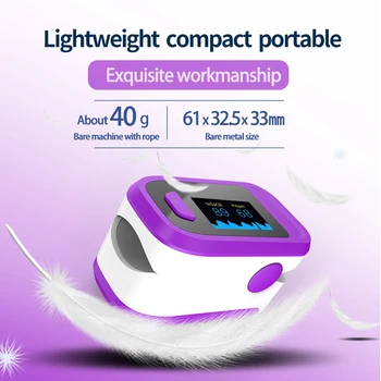 

Digital finger Pulse Oximeter OLED Display Blood Oxygen Sensor Saturation SpO2 Monitor Measurement Meter for Home Sports Lover