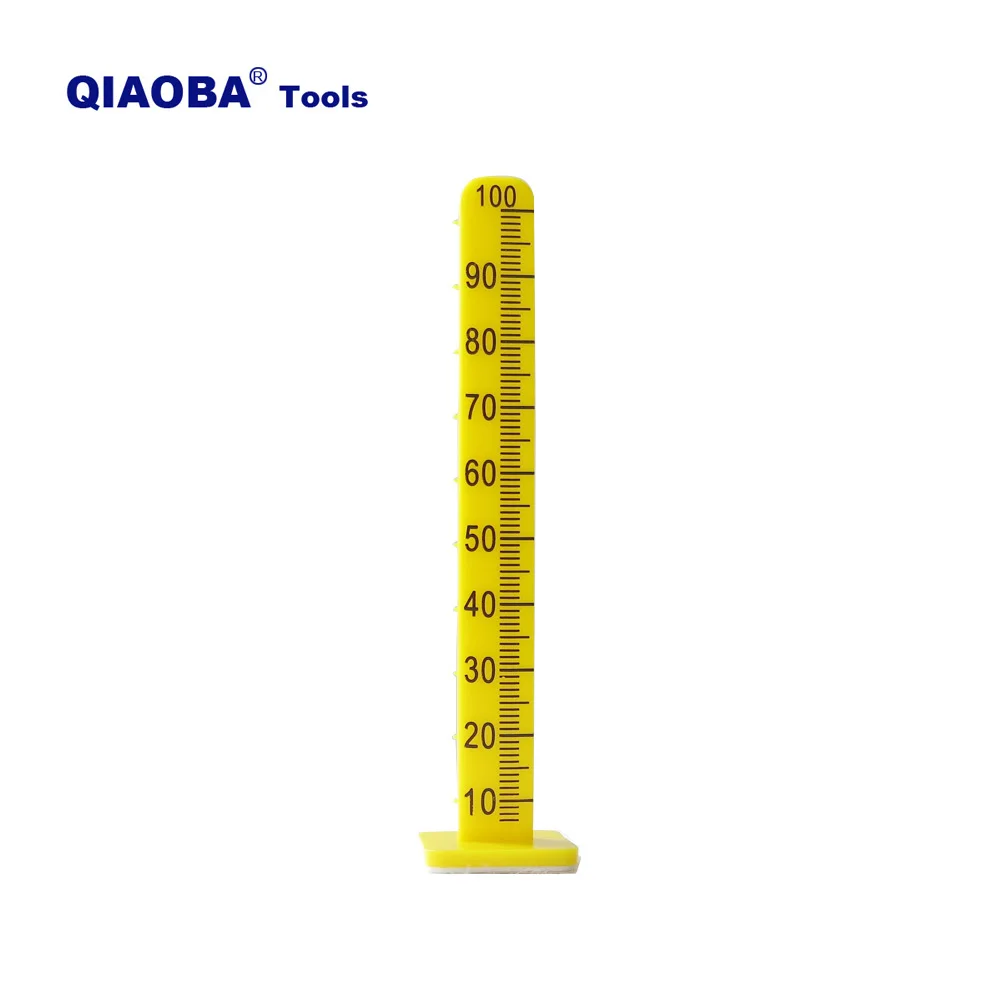 

100mm yellow floor leveling pegs for cement measure poured self leveling pins 50 pack