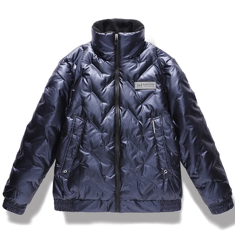 New Bread Down Jacket 2022 Male Winter Down Jacket Solid Thick Warm Loose Coats Jacket for Men Style Youth Man Jacket Parka
