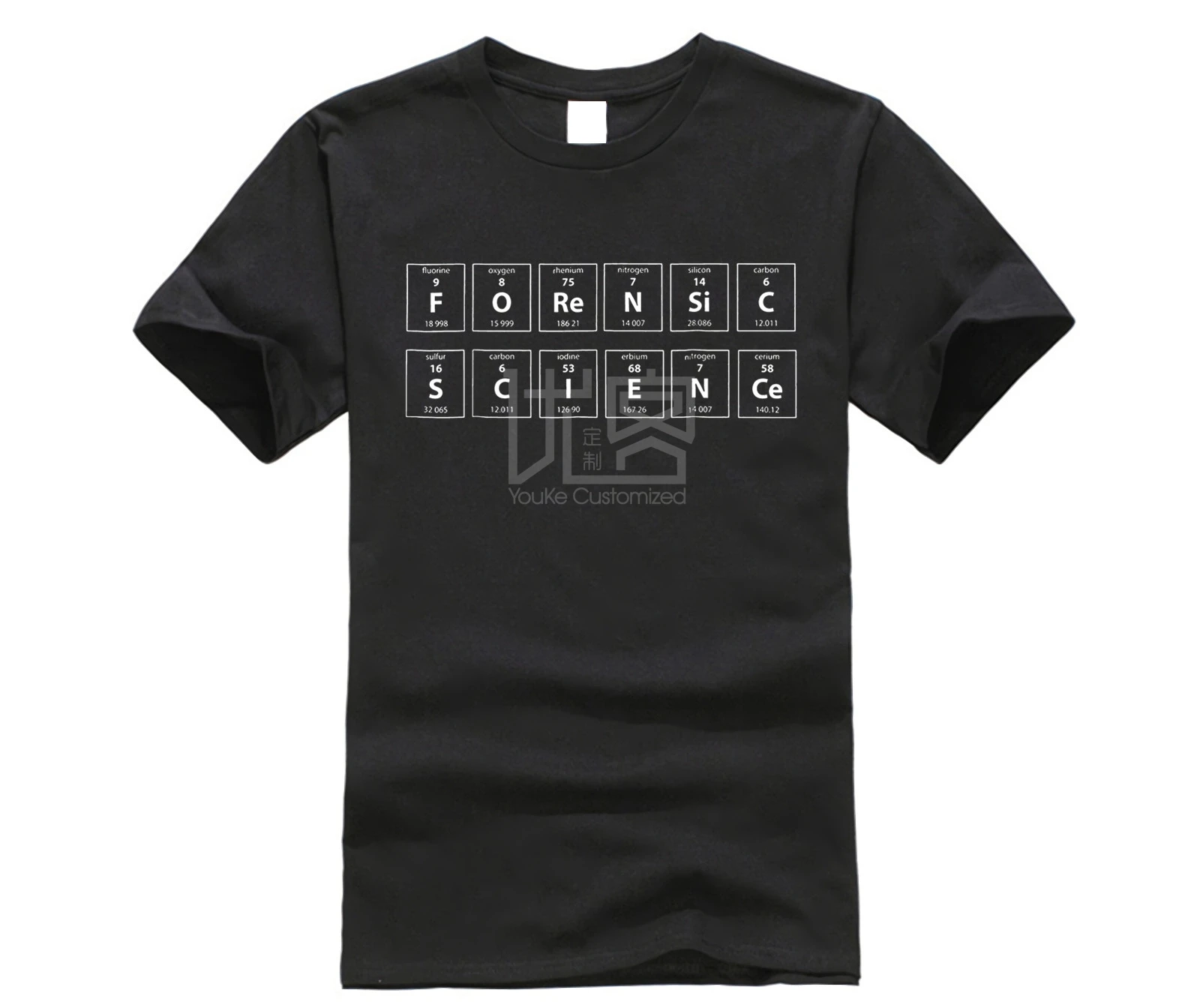 

brand men shirt Forensic Science Periodic Table T Shirt