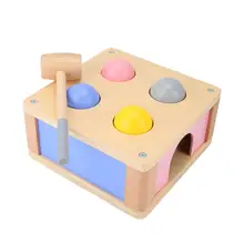 Молоток стук игрушка Детские Деревянные Игрушки для раннего развития игрушки для детские музыкальные игрушки инструмент подарок звуковая машина