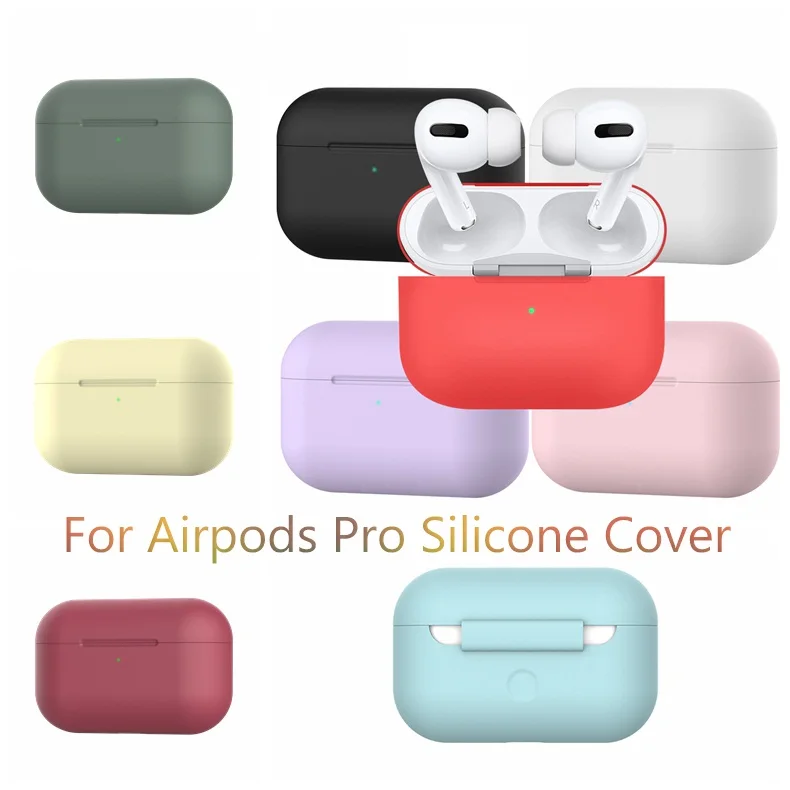 Для Airpods Pro силиконовый чехол для наушников Apple AirPods 2019 беспроводные Bluetooth наушники