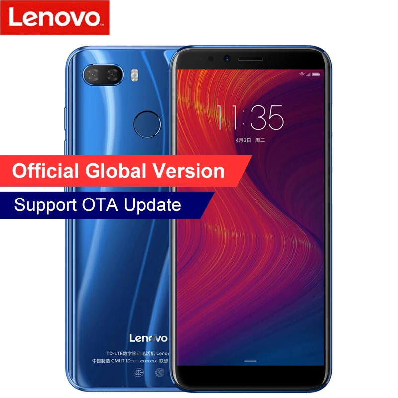 Глобальная версия Lenovo K5 Play 3 ГБ 32 4G LTE мобильный телефон 5 7-дюймовый Восьмиядерный
