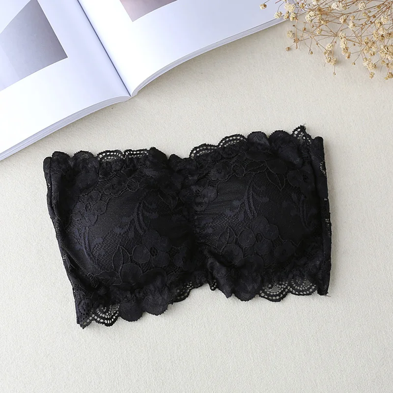 Young Girls Underwear Top New Arrived Girl Lace Strapless Bra