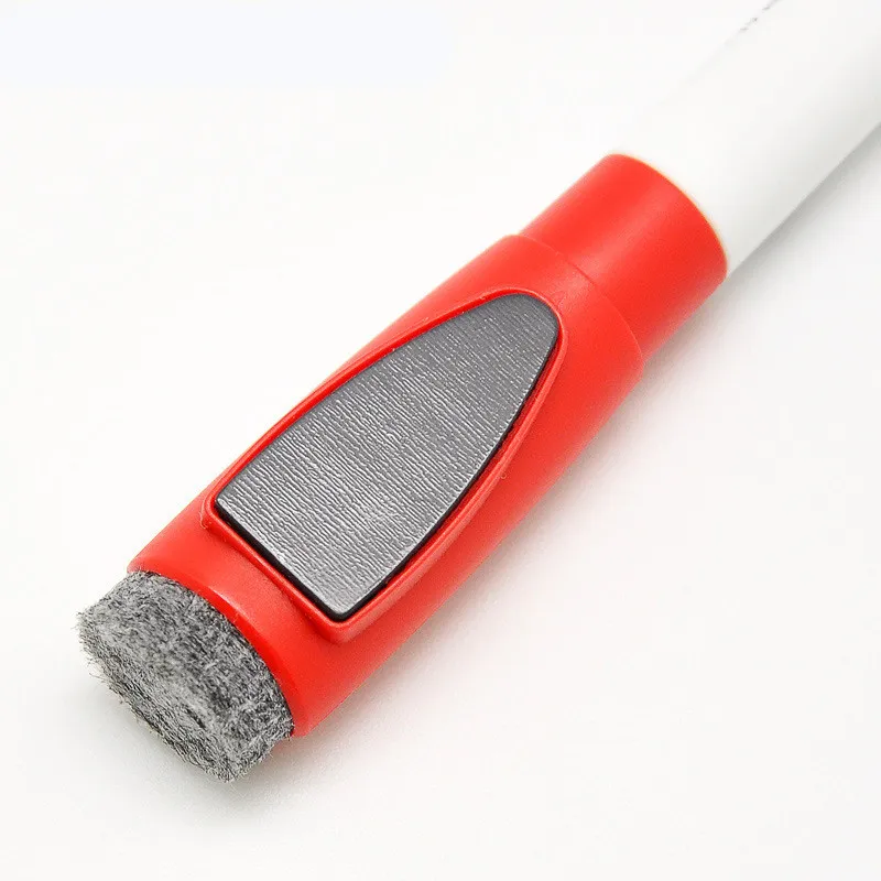 Coloffice 8 Colors/Set Color Erasable Marker Pen Magnetic Strip Adsorbable Whiteboard Brush Office School Art Supplies 2.0mm