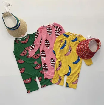 

ZMHYAOKE 2020 Summer Toddler Girl Clothes Thanksgiving Outfits Kids Clothes Girls Boutique Outfits Waterproof Beach Boy Swimwear