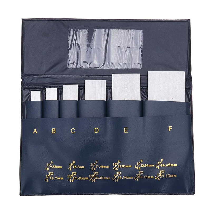 

6Pcs 3/8 To 2-1/4 Inch Adjustable Parallel Block Set Precision Steel Parallel Gauge Block Measurement Lathe Tools