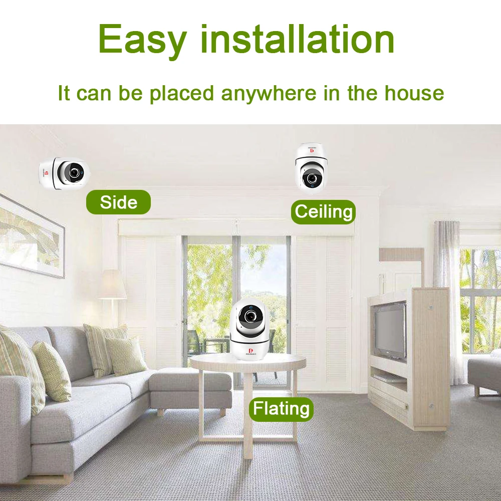 Беспроводная смарт камера Pripaso WiFi 720 P облачная ip двухсторонняя аудио мини 1080