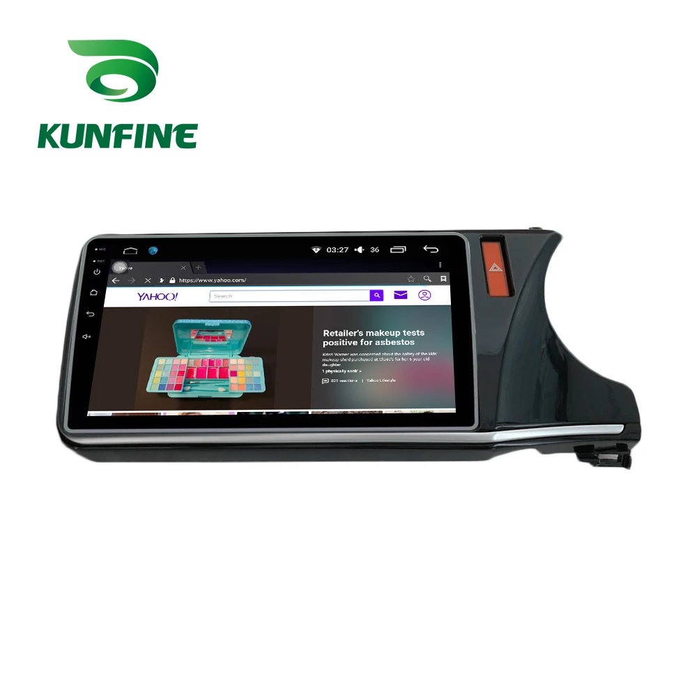 Восьмиядерный автомобильный DVD проигрыватель с GPS навигацией на Android 10 0 бесшумная