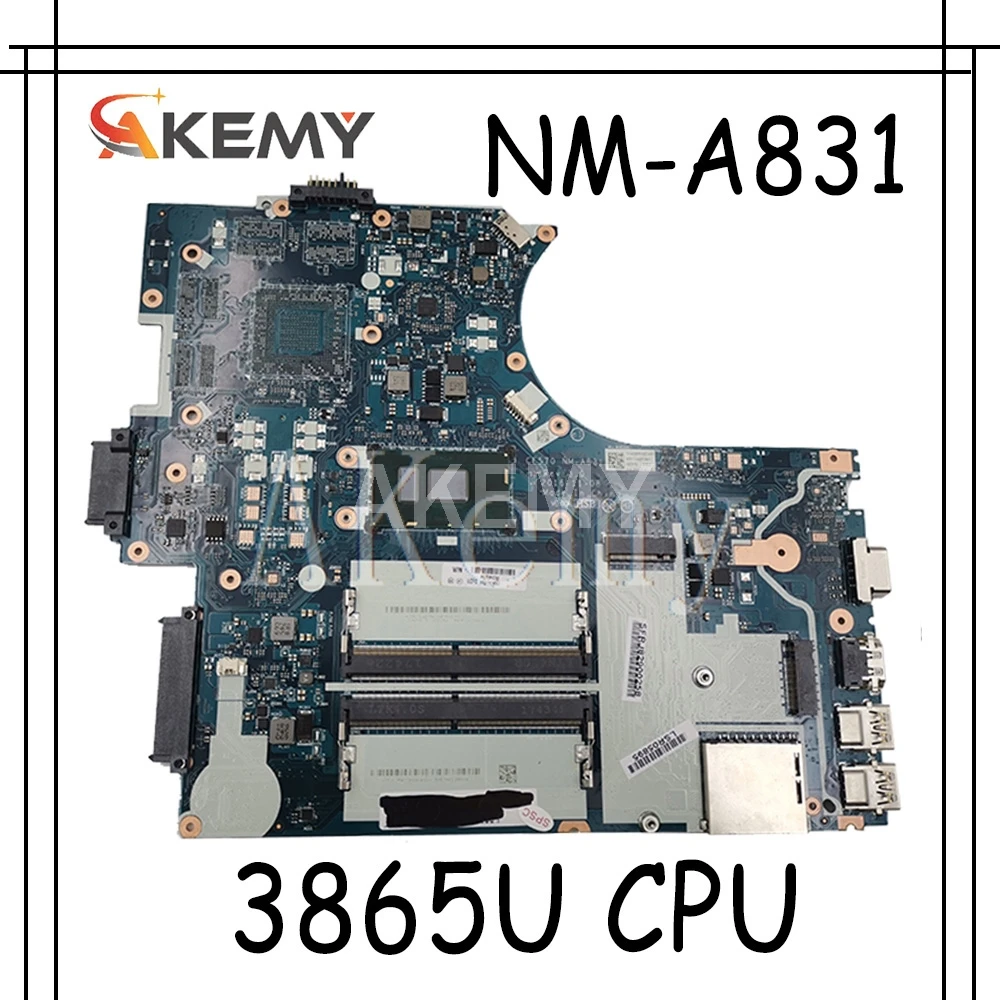 Akemy NM-A831 Motherboard For Lenovo Thinkpad E570 E570C CE570 Laotop Mainboard with 3865U CPU | Компьютеры и офис