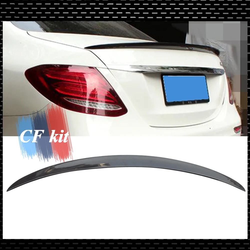 

AMG Style Carbon Fiber Rear Trunk Lip Spoiler For Mercedes-BENZ E CLASS W213 2016 UP Rear Wing