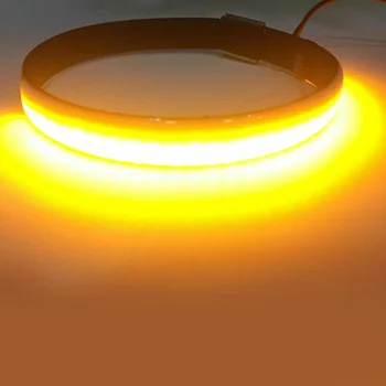 

2pcs LED Fork Light Turn Signal Lights Motorcycle Fork Accessories Blinker Sportbikes 12V DC Turn Signal