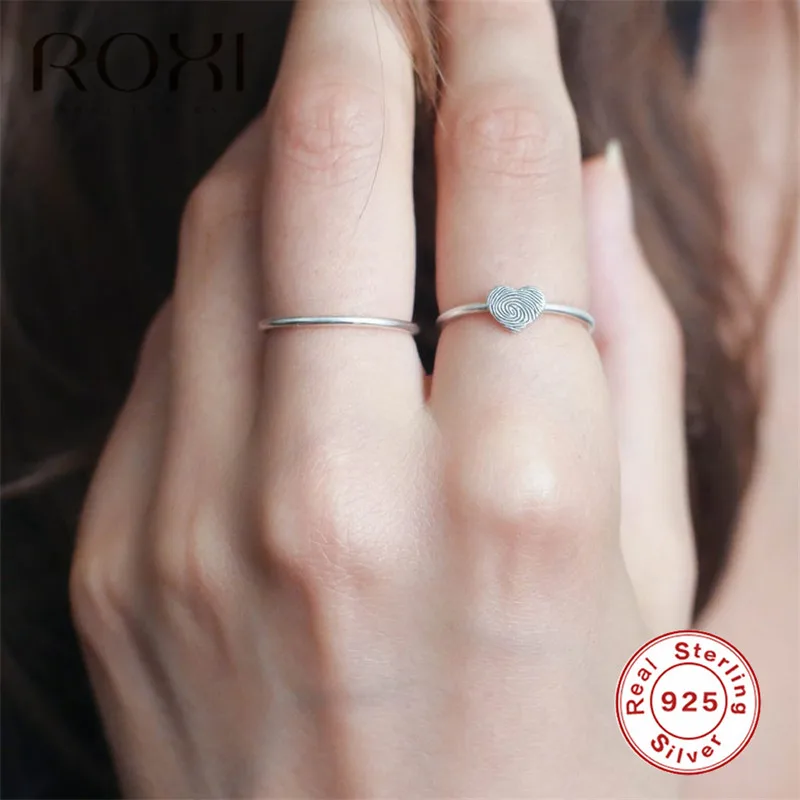 Классические кольца ROXI из стерлингового серебра 925 пробы для женщин кольцо в