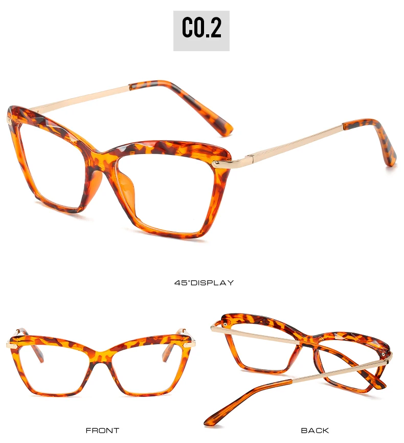 Шикарные очки в форме бабочки для женщин прозрачные очки женские оптические пластиковые рамки Модный подарок