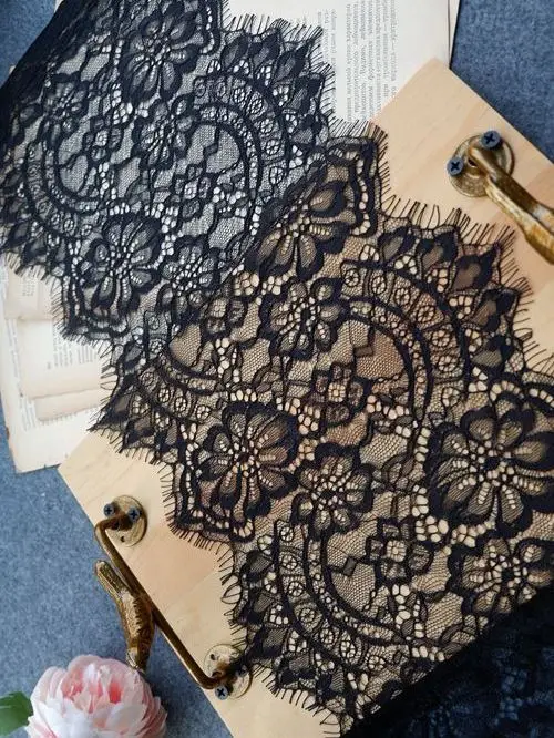 White Eyelash Lace Trim Accessories 3meter Price DIY Underwear Sleeve Skirt Lengthen Clothing Lace Fabric lace fabric lace sewing accessories lace sewing supplies lace accessories lace garment accessories clothing accessories lace decoration