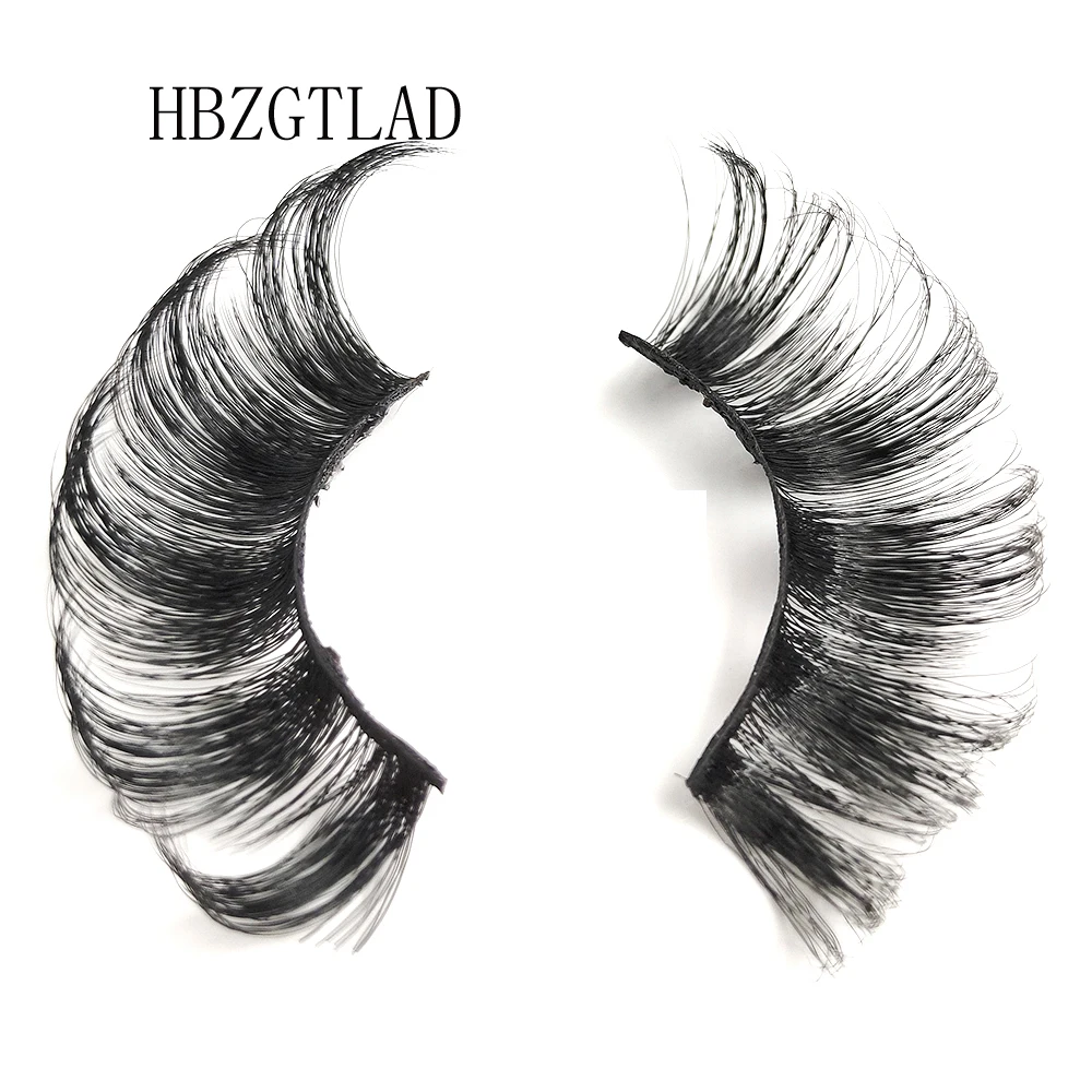 

NEW 1Pairs DD volume Mink Lashes Dramatic Fluffy 30mm Long Eyelashes Messy Reusable Cruelty Free Eye Lash