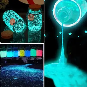 

10g Luminous Particles Glow in Dark Fish Tank Aquarium Fluorescent Sand Decor So Cool Gifts