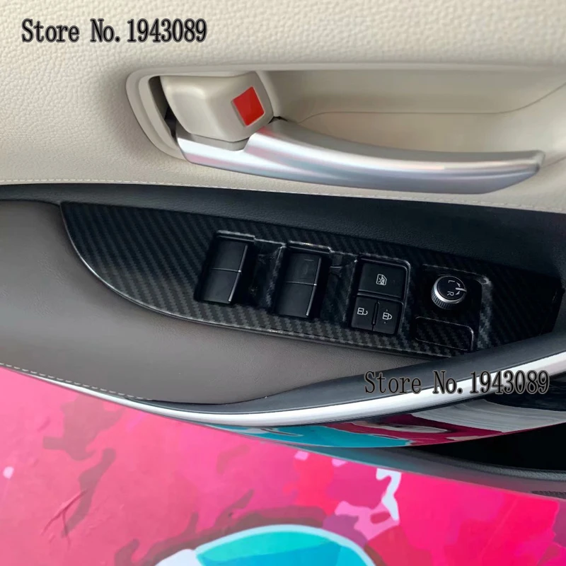 Для Toyota Sedan Corolla E210 Prestige Altis дверное окно подлокотник Крышка переключатель панель отделка молдингом