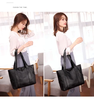 

Big Bag Women's 2020 Spring And Summer New Style Simple Handbag Large Capacity Shoulder Bag Tote Bag WOMEN'S Bag