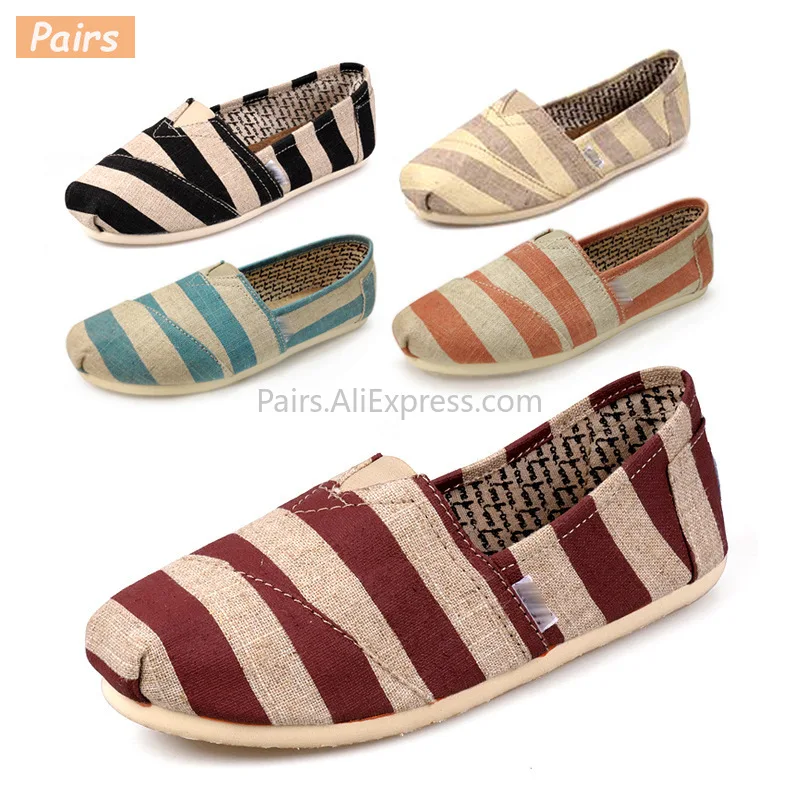 Сезон весна Женские лоферы парусиновые туфли на плоской подошве Женская