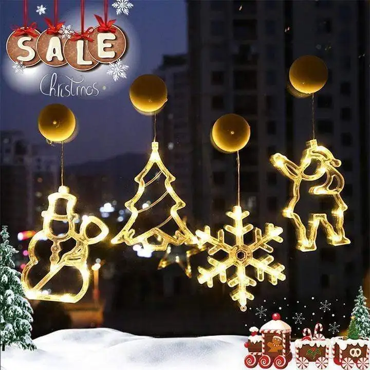Santa Фея Декоративный светильник светодиодный подвесной ing повесить круглый Рождественская елка Санта Клаус