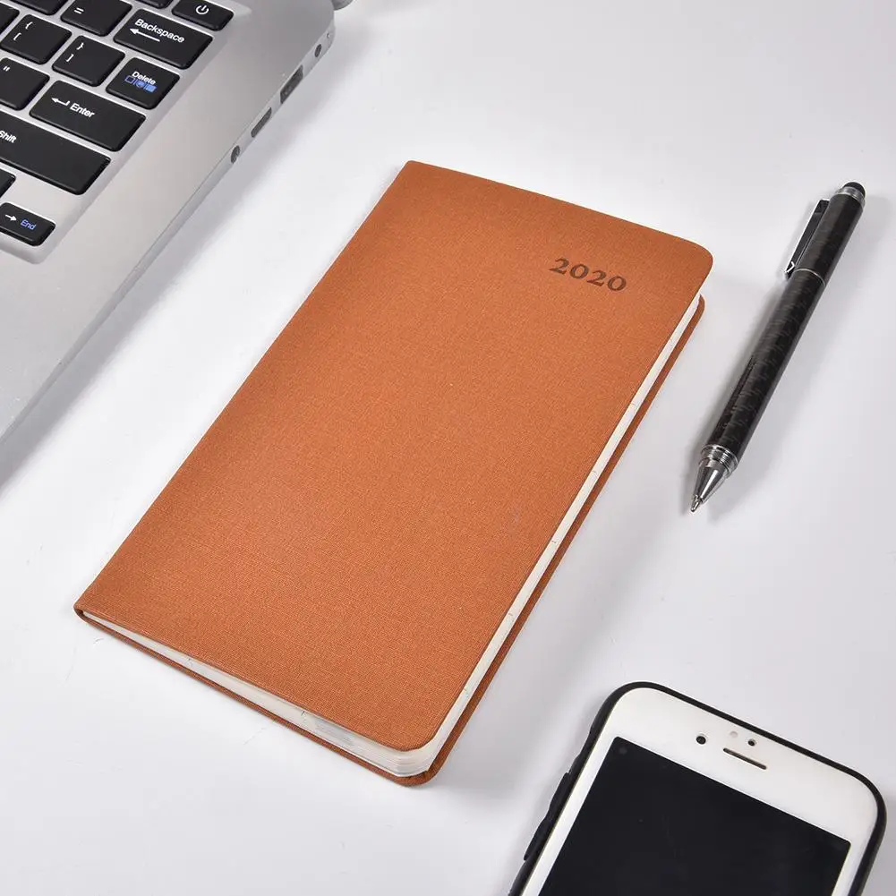 

2020 Pocket Calendar Portable A6 Monthly Schedule Planner 6.7" X 3.7" Notebook For Diary Business Journal Travel Daily Record