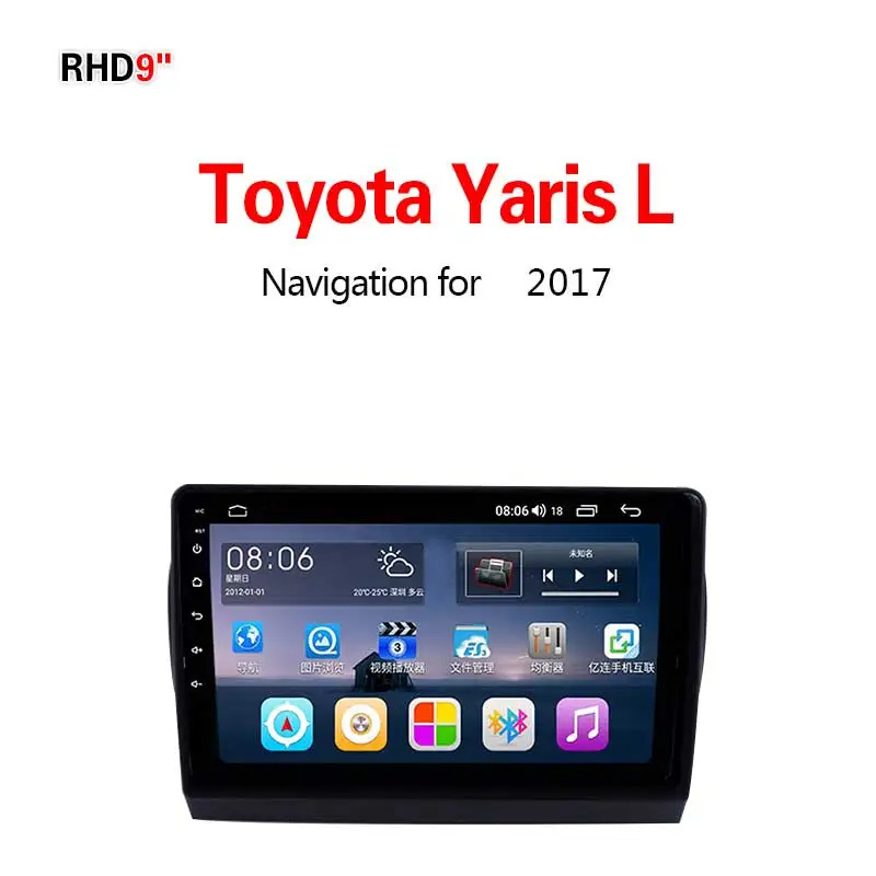 Lionet gps навигации для автомобиля Toyota YARiS L 9 дюймов RT1036X - Display Size: 4G8core32G