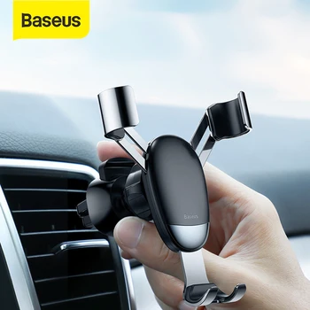 

Baseus Mini Gravity Phone Holder Air Vent Car Mount Holder for Phone in Car Phone Holder Stand for iPhone X XS Samsung S9