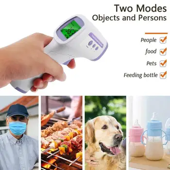 

2020 New Drop Shipping Infrared Thermometer Non-Contact termometro infrarojo digital+LCD Backlight for Adult/kids/Baby Wholesale