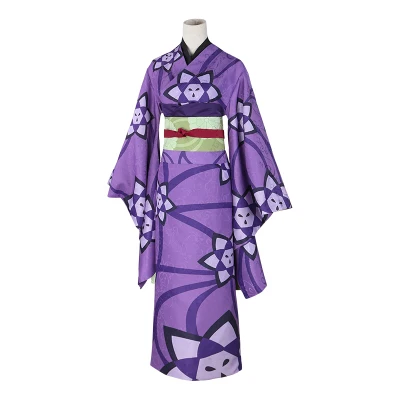 Ubuyashiki Kanata Аниме демон убийца: Kimetsu no Yaiba Ubuyashiki Kanata Ubuyashiki Kiriya кимоно Косплей Костюм с головной убор - Цвет: Ubuyashiki Kanata