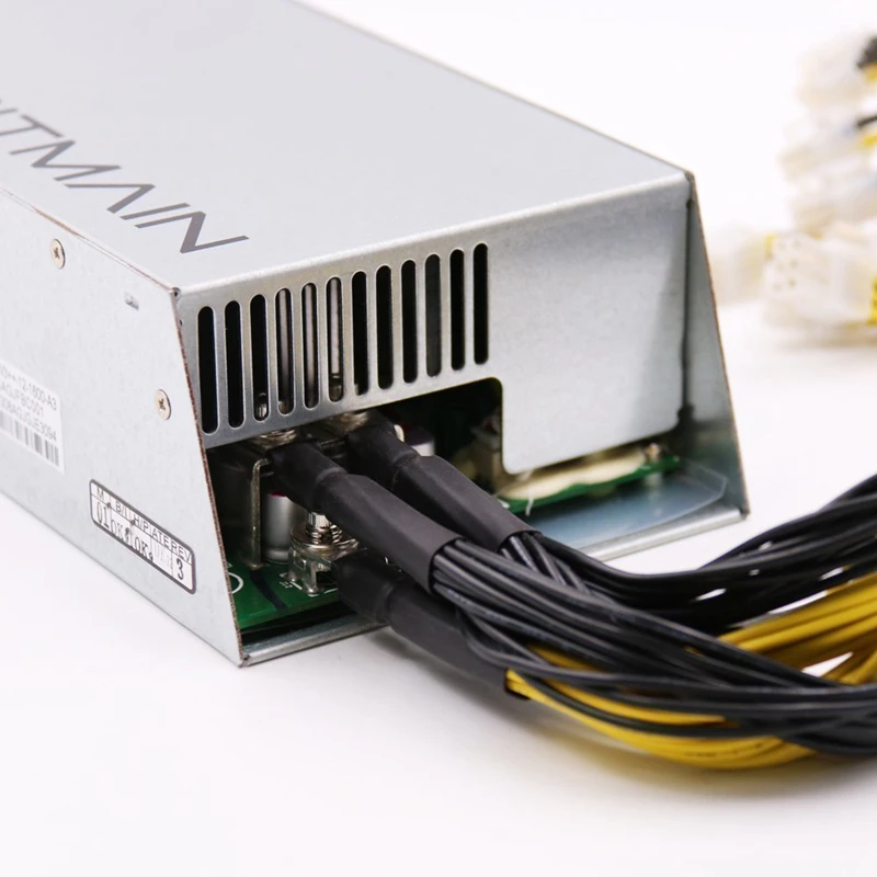 Оригинальный блок питания Bitmain Antminer PSU 1600 Вт APW3 + S9 L3 D3 12 В 133A MAX Baikal X3 X10 Биткоин для