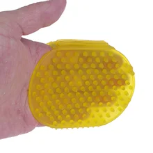 Массажная Перчатка Мягкая силиконовая дробилка против жира для массажер для всего тела двухсторонняя выпуклая частица легкий и портативный