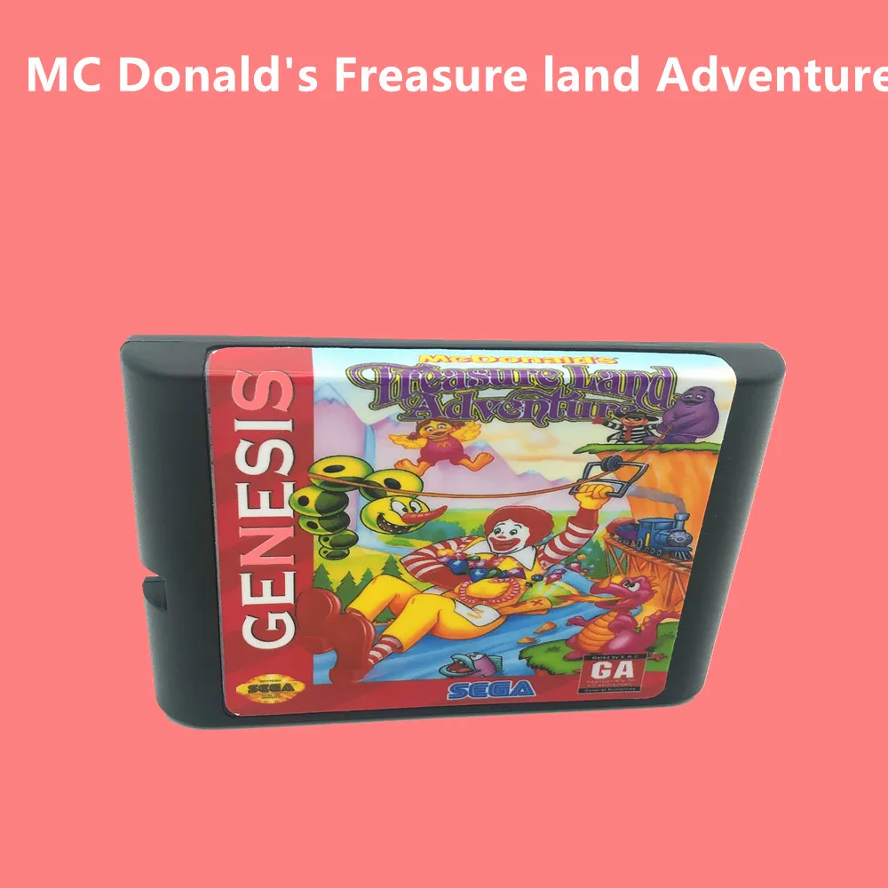 MC Donald's Freasure land Adventure для SEGA бытие и игры Mega Drive 16 бит видео Conosle! | Электроника