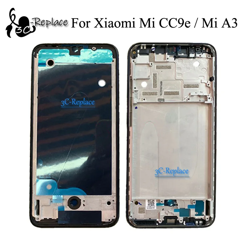 Для Xiaomi Mi CC9e/Xiaomi A3 MiA3 глобальная Передняя панель корпуса ЖК дисплей лицевая рамка