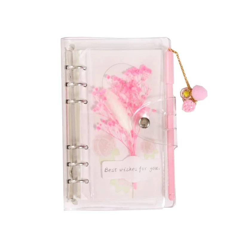 Dry flower hot pink Sharkbang Kawaii A6 Дневник с отрывными листами блокнот Bullet Journal еженедельная ежемесячная записная книжка планировщик дневник эскиз канцелярские принадлежности - Цвет: Dry flower hot pink