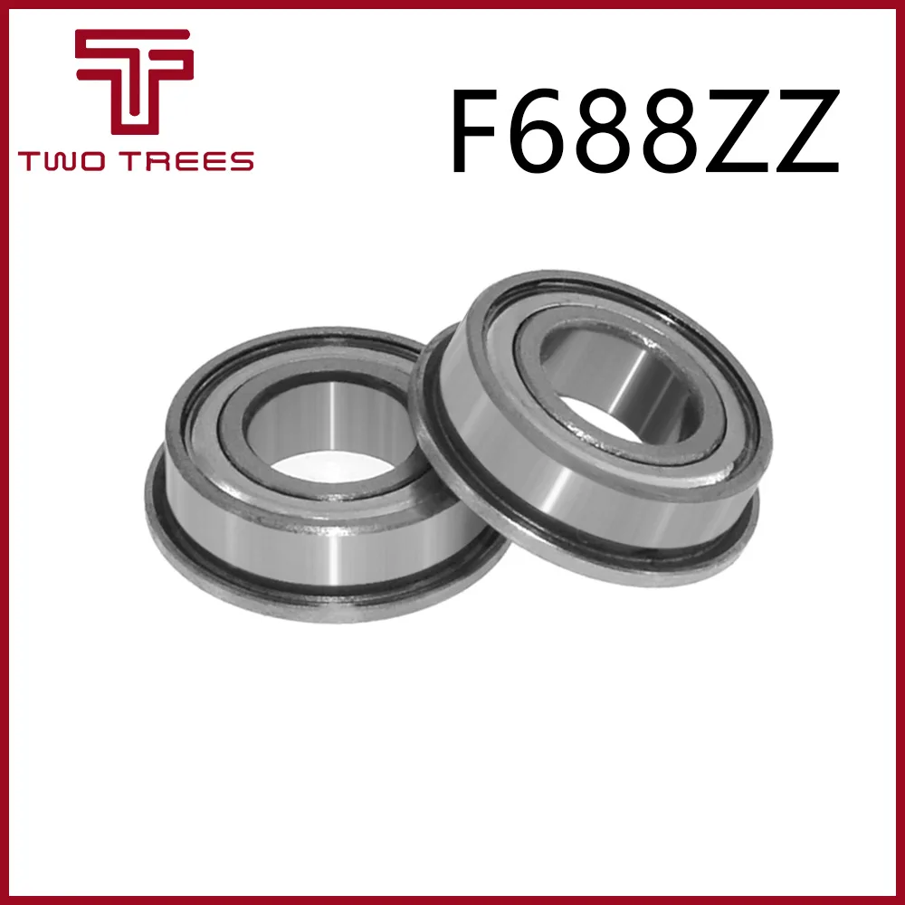 10pcs Flange Ball Bearings F604ZZ F623ZZ F624ZZ F625ZZ F688ZZ 3D Printers Parts Deep Groove Pulley Wheel Aluminium Part (2)