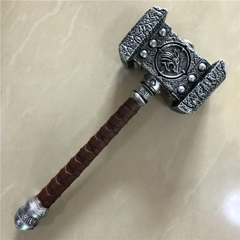 

1:1 Wow Cosplay Destroy Hammer Figure Model 54cm Hammer Weapon Game Role Playing Safety PU Material Costume Kids Gift