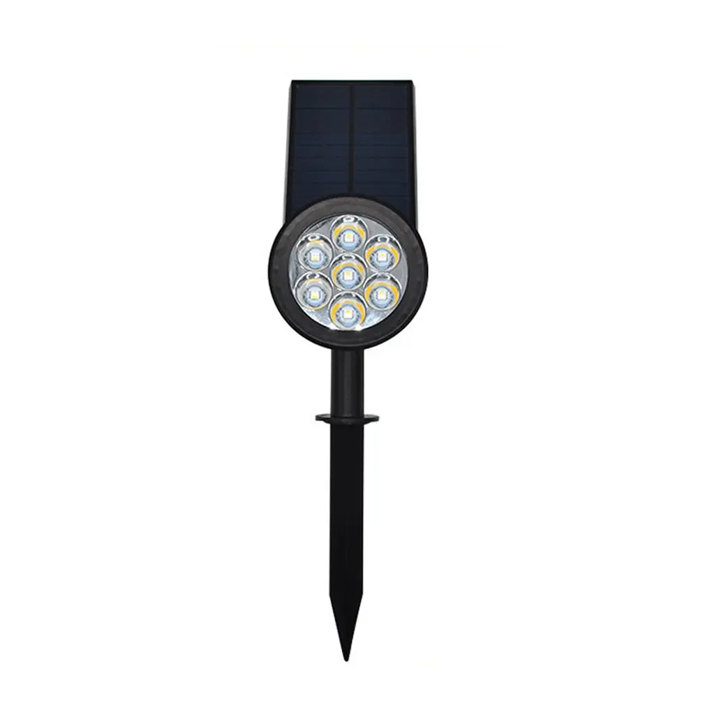 7 Led Солнечный Свет вставленный Газон лампа изменение цвета может быть зафиксирован Открытый Пейзаж прожектор сад двора настенный