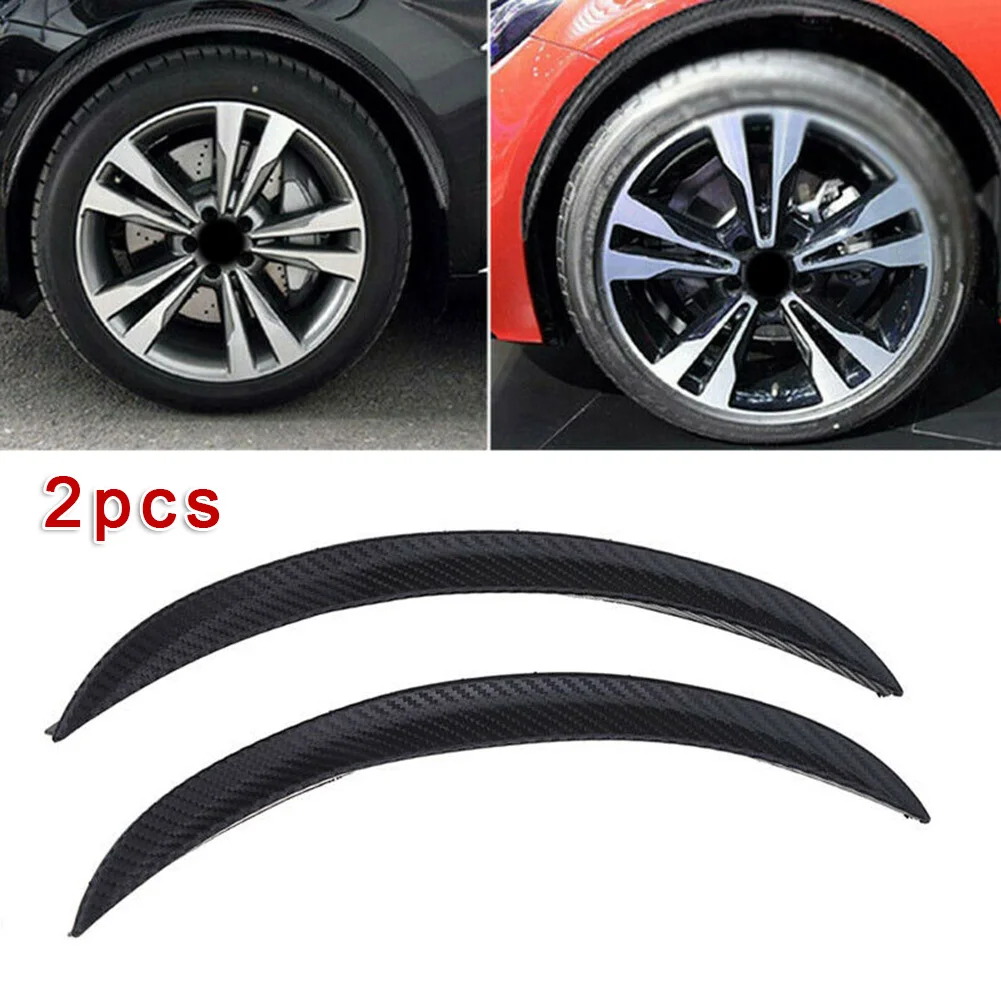 2 шт. углеволоконная накладка на колесико для бровей 43 см x 5 Черная защитная арка