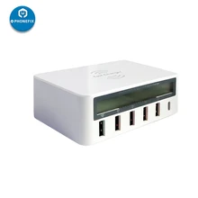 PHONEFIX Multiport Quick Charge 3,0 светодиодный дисплей USB зарядное устройство Адаптивное интеллектуальное беспроводное USB зарядное устройство для телефона и планшета