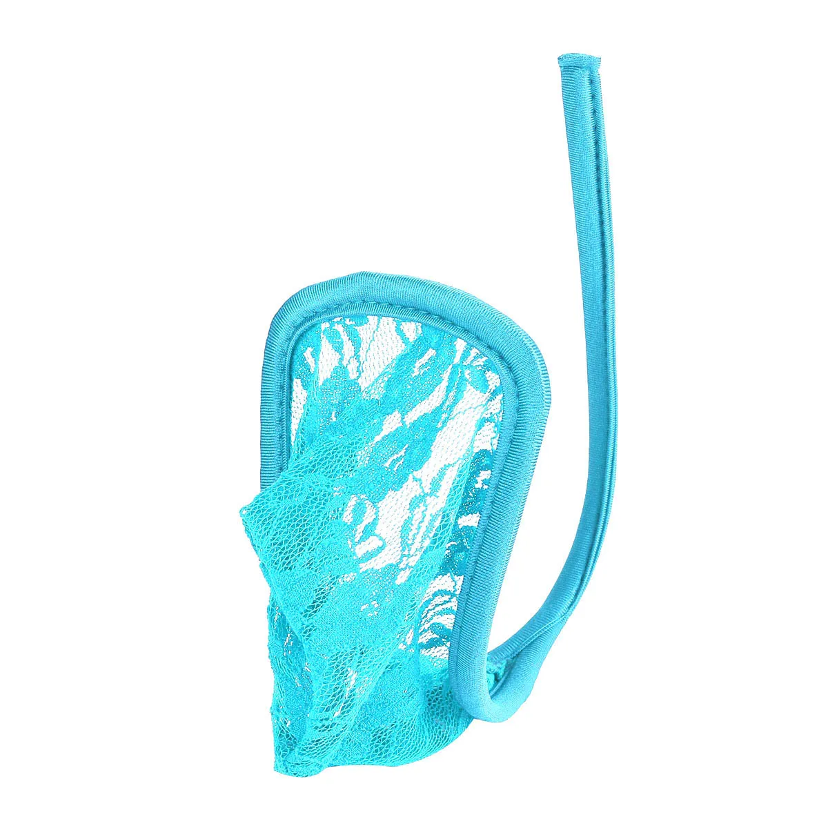 Sky Blue Купальники Мужское нижнее белье для гомосексуалистов мужские кружевные цветочные стринги бикини трусы нижнее белье трусы Crotchles Нижнее белье Мужские трусы - Цвет: Sky Blue