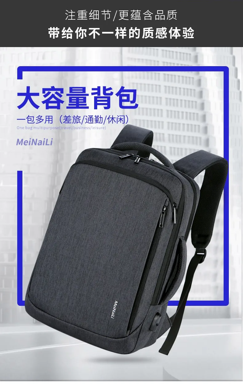 MoneRffi рюкзак для ноутбука мужские рюкзаки бизнес ноутбук Mochila водонепроницаемый рюкзак usb зарядка сумки путешествия рюкзак