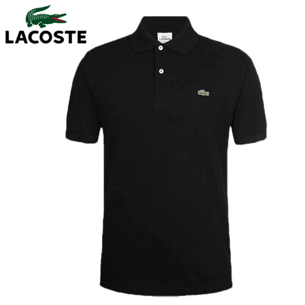 Одежда Lacoste мужская Трикотажная рубашка-поло контрастных цветов топ с коротким