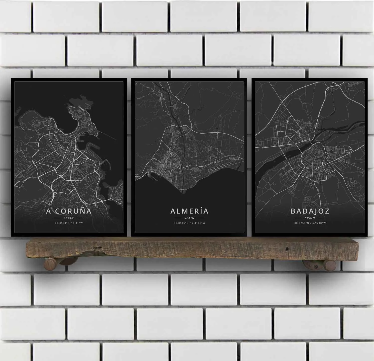 A Coruna Ghigliottina Ghigliottona Barcelona Scorteccia Gijon Girona Houston Ibiza Las Las Vegas Leon Madrid Spagna Poster