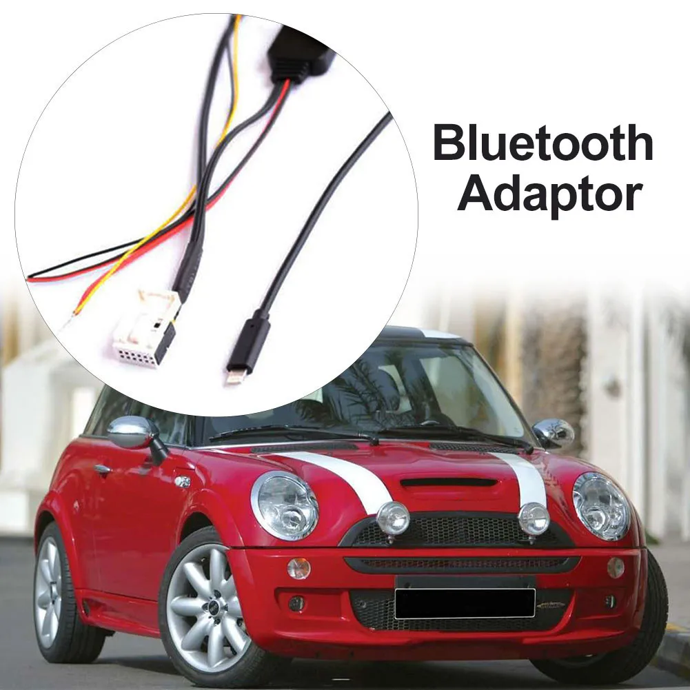 12 В автомобильный Bluetooth аудио кабель автомобильный Bluetooth AUX адаптер подходит для R50 R52 R53 2001-2006 аудио кабель автомобильные аксессуары